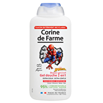 Corine de farme, Gel douche 2 en 1 abricot Spiderman