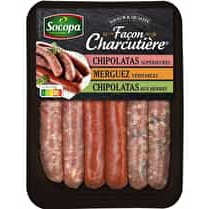 Socopa, Assortiment saucisses façon charcutière x6