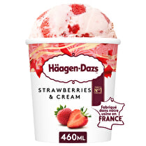 Häagen dazs, Pot strawberries et crème