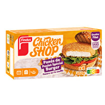 Findus, Panés poulet spécial burgers