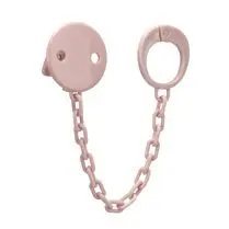 Tex baby, Attache sucette chainette rose