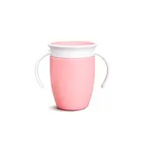 Munchkin, Tasse miracle 12mois + 207ml rose