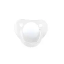 Tex baby, Sucette silicone physiologique blanc 6/18mois