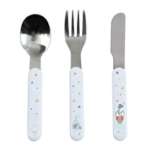 Tex baby, Set de couvert bébé bleu