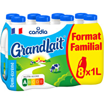 Candia, Lait demi-écrémé Format familial