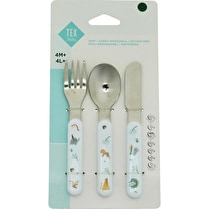 Tex baby, Set de couvert bébé vert