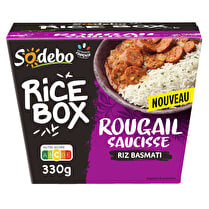 Sodebo, Ricebox rougail saucisse riz basmati