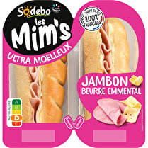 Sodebo, Sandwich les MIM'S jambon emmental