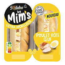 Sodebo, Les MIM'S poulet oeuf mayonnaise