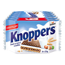 Knoppers, Gaufrettes Lait & noisette