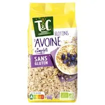 TERRES&CEREALES BIO, Céréales flocons d avoine SANS GLUTEN