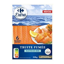 Carrefour, Truite fumée élevée en mer 6T