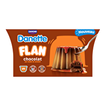 Danette, Flan chocolat sur coulis de caramel