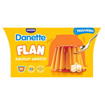 Danette, Flan vanille sur coulis de caramel