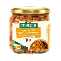 Transition, Conserve de pois chiche aux 5 légumes façon couscous