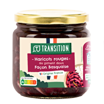 Transition, Conserve haricot rouge poivron & piment à la Basquaise