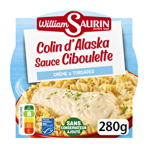 William Saurin, Plat cuisiné Colin sauce Ciboulette, Crème et Torsades