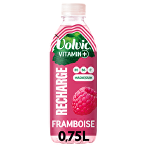 Volvic, Eau aromatisée Vitamin+ Saveur framboise