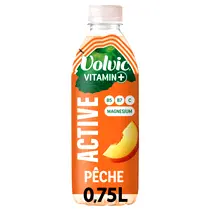 Volvic, Eau aromatisée Vitamin+ Saveur pêche