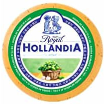 Votre fromager propose, Gouda jeune au basilic et ail