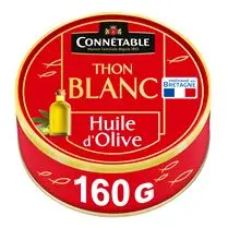 Connétable, Thon Entier Blanc à l'Huile d'Olive Vierge Extra