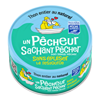 pêcheur sachant pêcher, Thon entier au naturel pêche responsable 140g