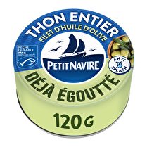 Petit navire, Thon entier avec filet dhuile dolive