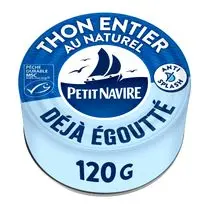 Petit navire, Thon entier au naturel