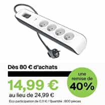 BELKIN, Multiprise parafoudre 4 prises avec cordon d alimentation de 2m