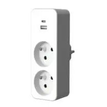 Carrefour, Bloc 2 prises 16a + usb A usb C