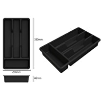 Carrefour, Range couverts platique 33x20cm