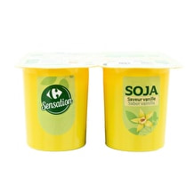 Carrefour, Dessert végétal au soja saveur vanille