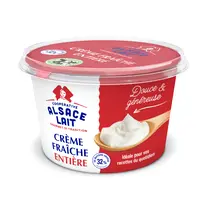 Alsace Lait, Crème fraiche épaisse entière Pot 20CL Alsace Lait
