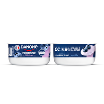 Danone, Fromage blanc protéiné 0% myrtille