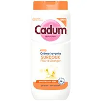 Cadum, Crème lavante surdoux  Fleur d'oranger