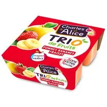 Charles & Alice, Trio de fruits pomme banane fraise