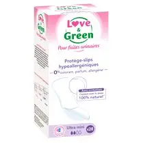 Love & Green, Protège-slip hypoallergéniques x28