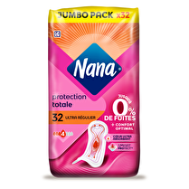 Nana, Serviettes protection totale ultra régulier x32