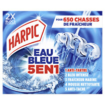 Harpic, Bloc wc eau bleur 5en1 x2