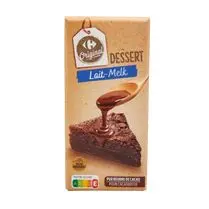Carrefour, Tablette de chocolat dessert au lait
