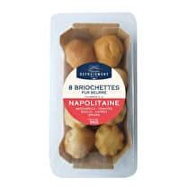 Votre fromager propose, Mini briochette pur beurre fourée  à la napolitaine x 8