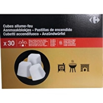Carrefour, Cubes allume feu x30