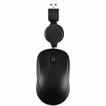 POSS, Souris à câble retractable PSMM1017bk