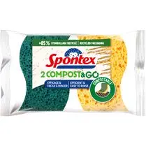 Spontex, Éponges Compost & Go x2