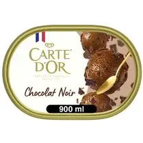 Carte d'or, Bac crème glacée chocolat noir