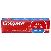 Colgate, Dentifrice max white antitaches bleu
