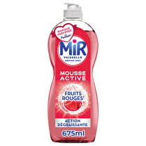 Mir vaisselle, Liquide vaisselle mousse active fruits rouges
