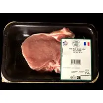Votre boucher propose, Porc Bleu-Blanc-Coeur : Côte avec os x1