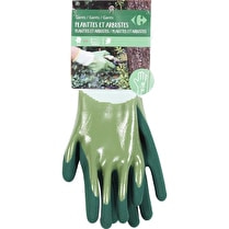 Carrefour, Gants de jardinage plantes et arbustes taille 8