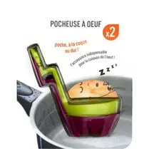 Votre rayon propose, Pocheuse à oeuf silicone